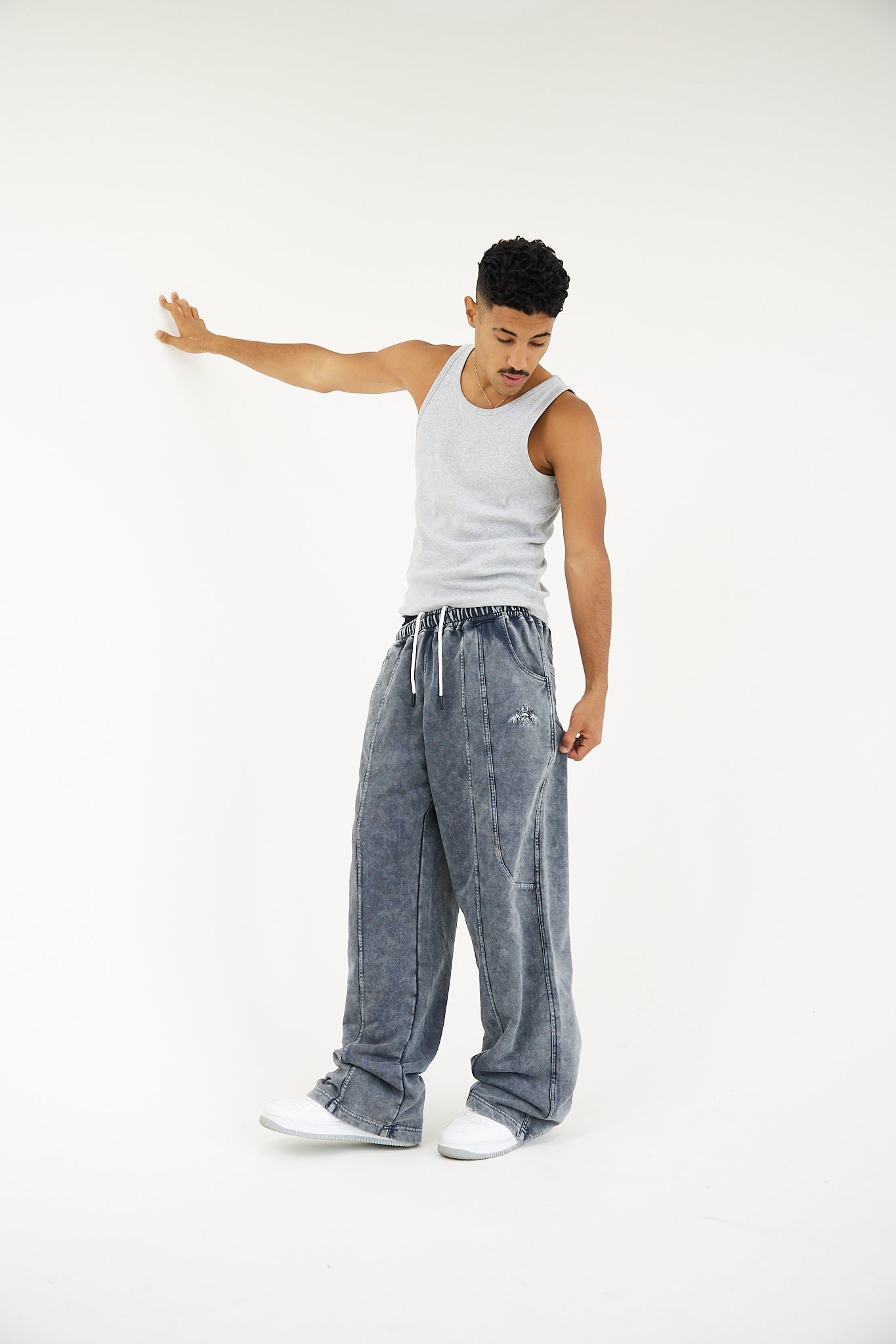 Grey Washed Sweatpants