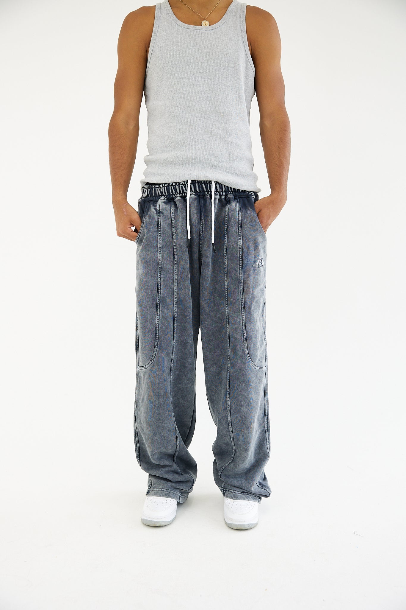 Grey Washed Sweatpants