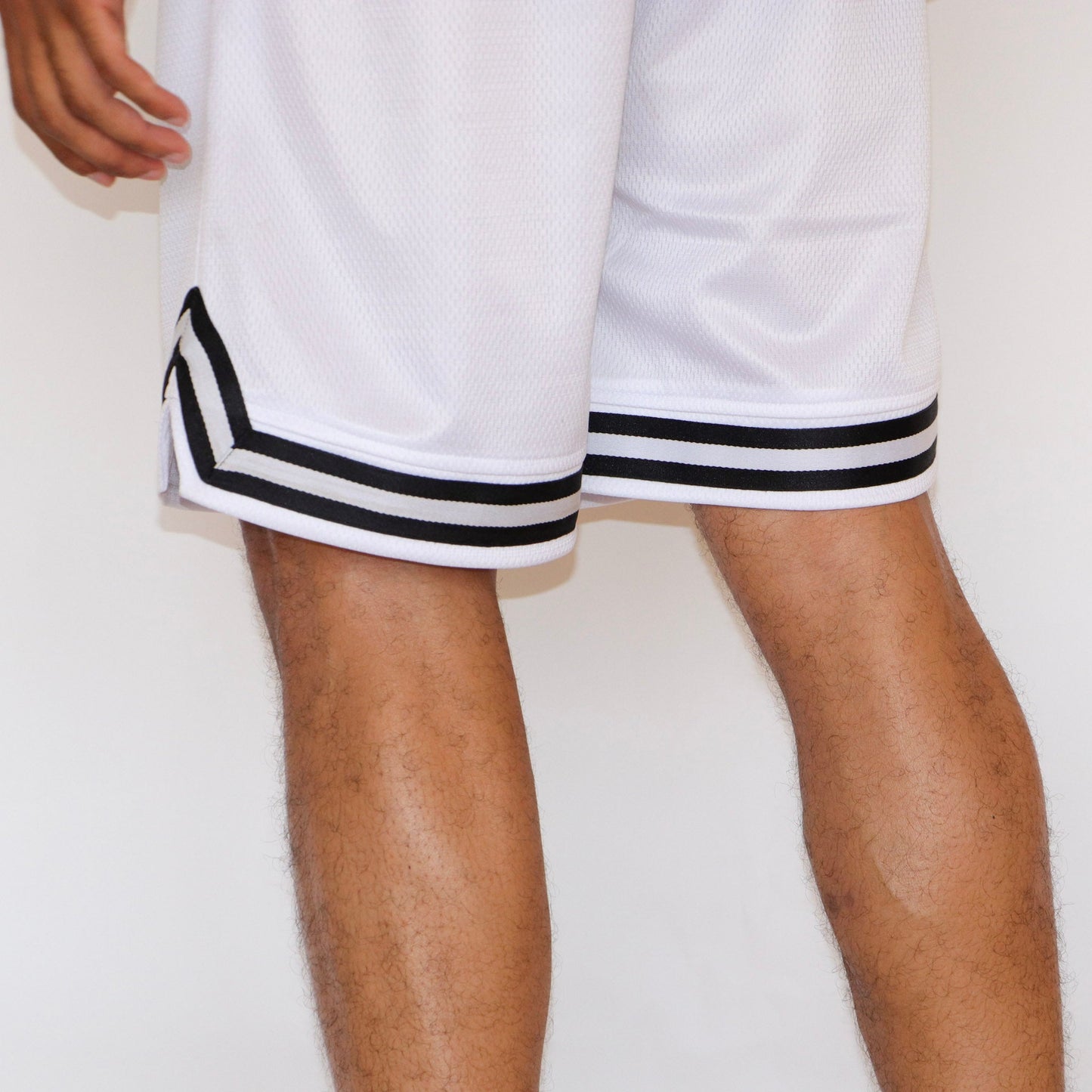 white Basketball Shorts