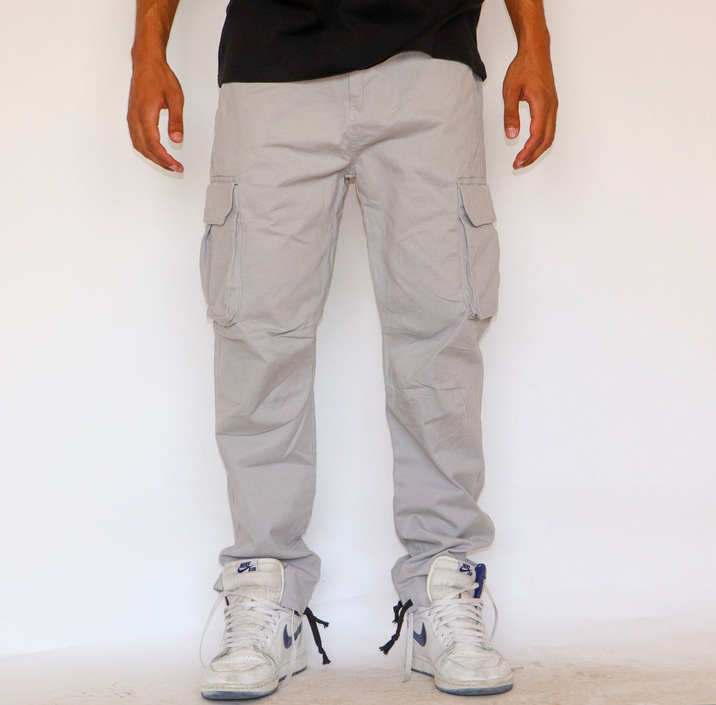 Grey Cargo Pants