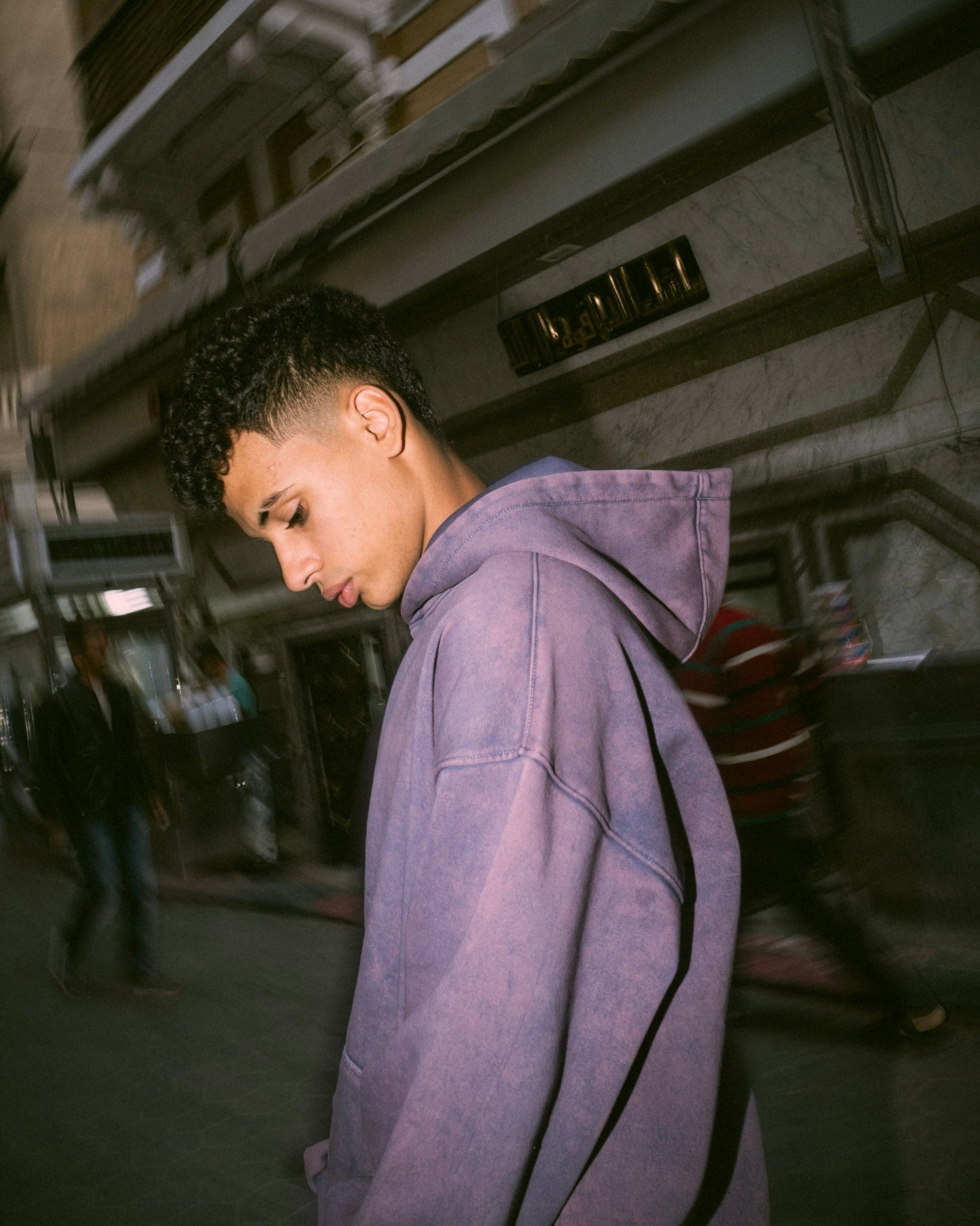 Purple Washed Hoodie