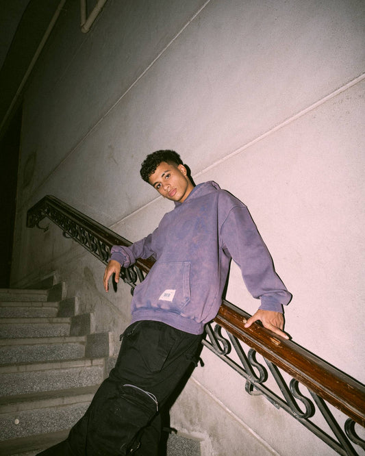 Purple Washed Hoodie